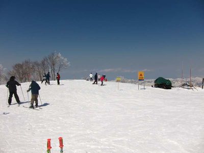 A beautiful clear day at the top of Yamabiko mountain